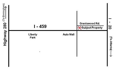 Grantsmill Road /
                I 459 Intersection Directional Map