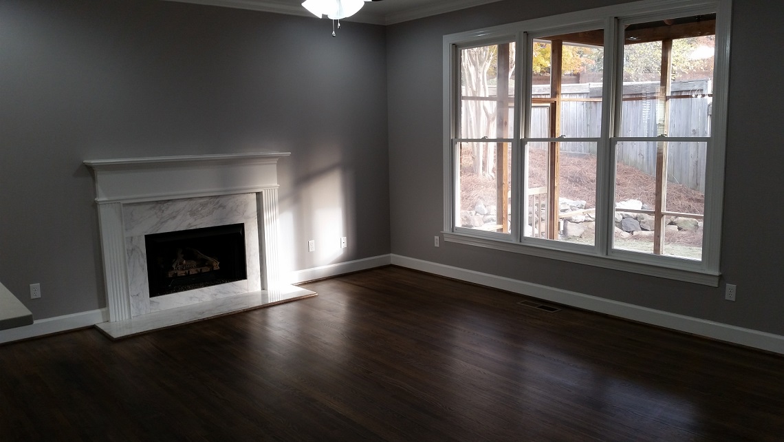 Family Room With Fireplace