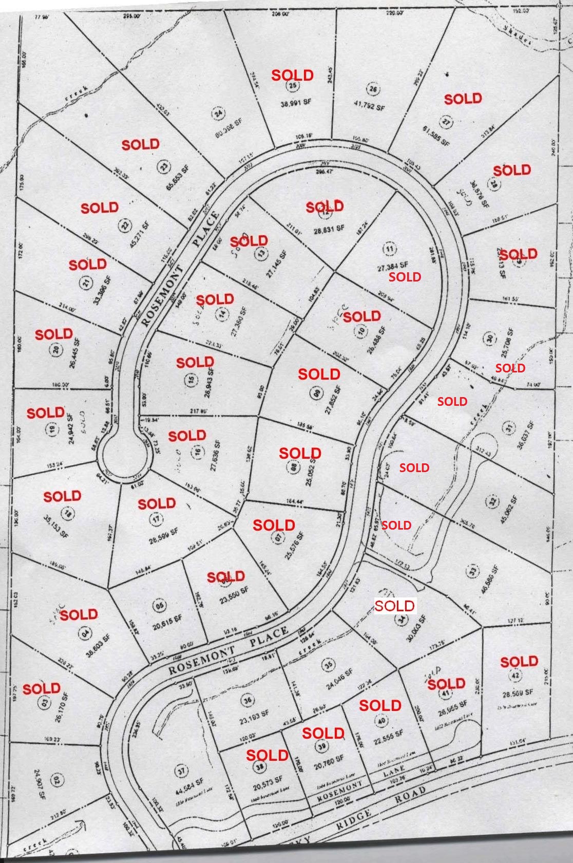 Rosemont
                Subdivision Vestavia Hills AL 35243