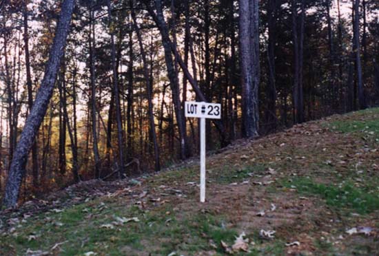 View of Lot 23 Bear Creek Ridge